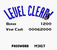 une photo d'Ã©cran de Daffy Duck - Un Tresor de Canard sur Nintendo Game Boy Color